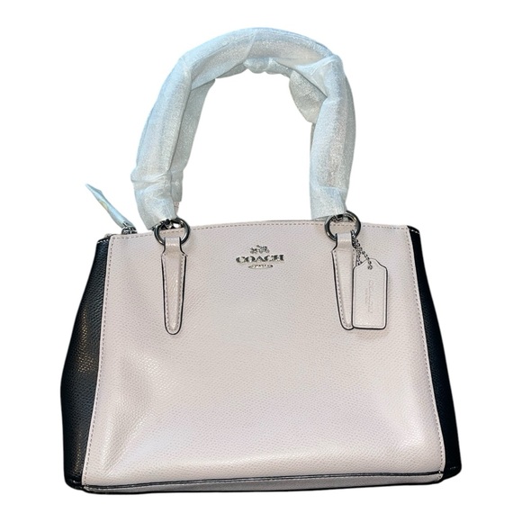 NWOT Coach Elegant Black and White Satchel (Retail $425) - Picture 3 of 6
